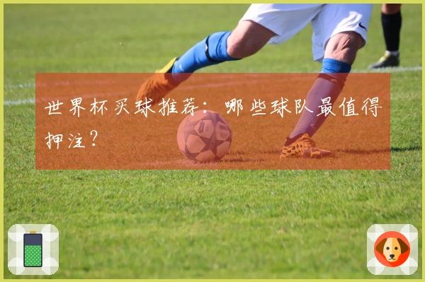 世界杯买球推荐：哪些球队最值得押注？